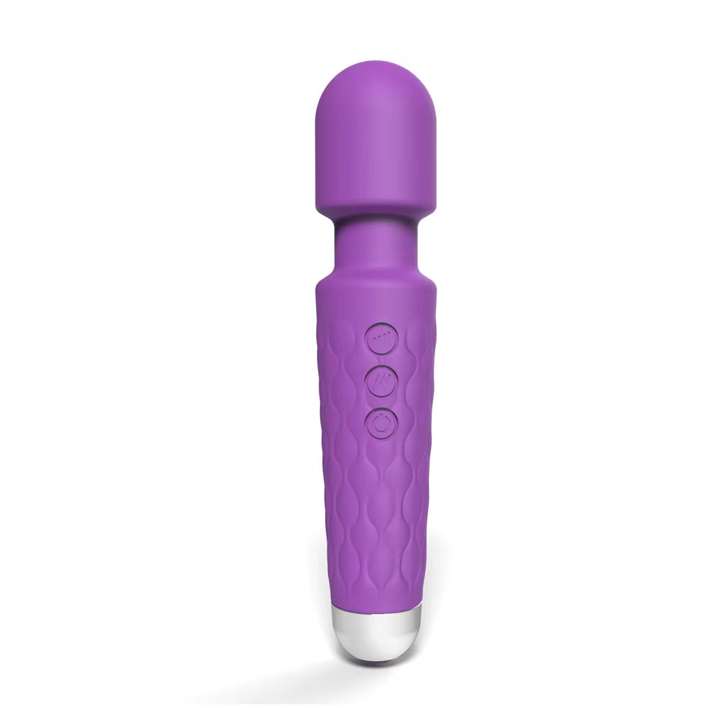 Powerful Vibrator Women'S Magic Wand USB Rechargeable Waterproof Massager Clitoral G-Spot Vibrator Sex Toy Suitable for Adults