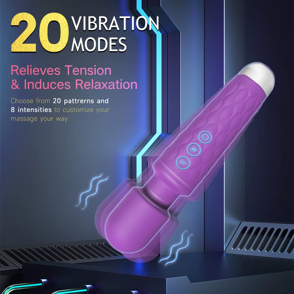 Powerful Vibrating AV Vibrator Magic Wand Clitoris Stimulator Sex Toys for Women G Spot Massager Adult Female Sex Erotic Product
