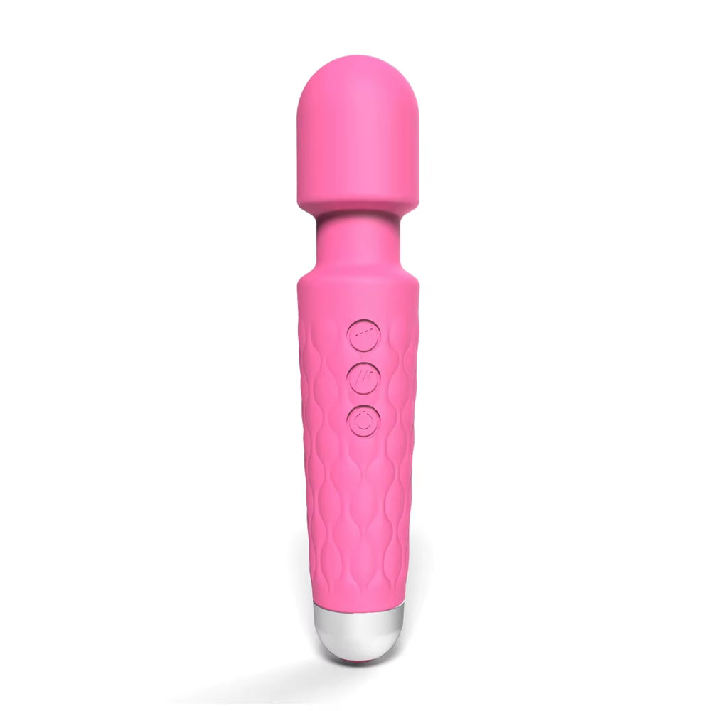 Powerful Vibrator Women'S Magic Wand USB Rechargeable Waterproof Massager Clitoral G-Spot Vibrator Sex Toy Suitable for Adults