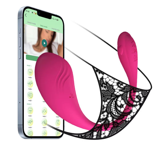 Wireless Bluetooth G Spot Vibrator for Women Dildo APP Remote Control Wear Vibrating Egg Clit Female Panties Sex Toys for Adults